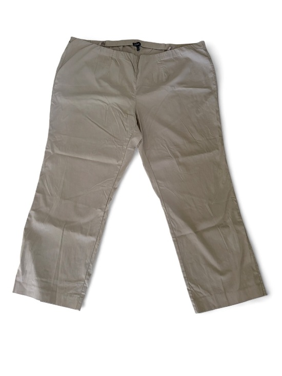 Ulla Popken Pants - Ulla Popken Tan Stretch Pants Size 30